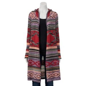Mudd brand multi color cardigan